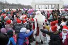 Встреча Деда Мороза в Парке Горького