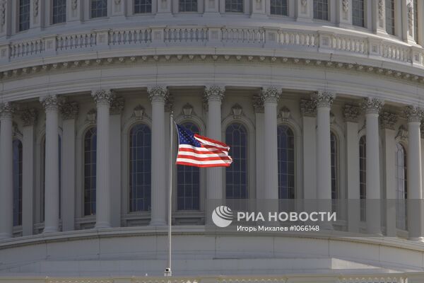 Фрагмент Капитолия Вашингтона