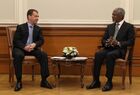 Встреча Д. Медведева и К. Аннана в Москве