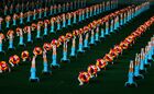 Спортивно-художественное представление "Ариранк" в Пхеньяне