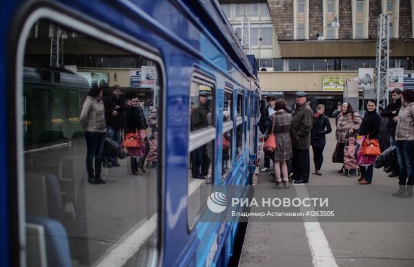 Павелецкий вокзал в Москве