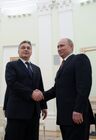 Встреча В.Путина и В.Орбана в Кремле