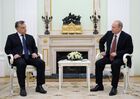 Встреча В.Путина и В.Орбана в Кремле