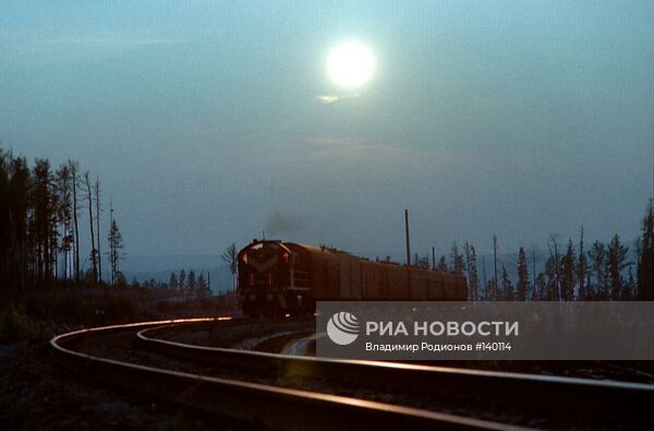 БАМ ТРАССА ПОЕЗД