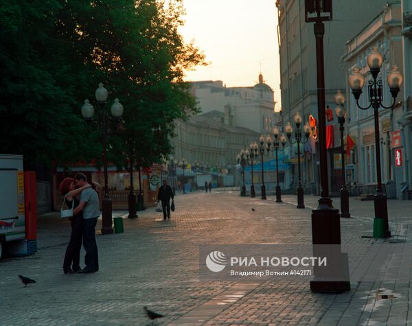 МОСКВА СТАРЫЙ АРБАТ УТРО