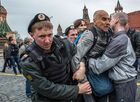 Несанкционированная акция оппозиции на Красной площади