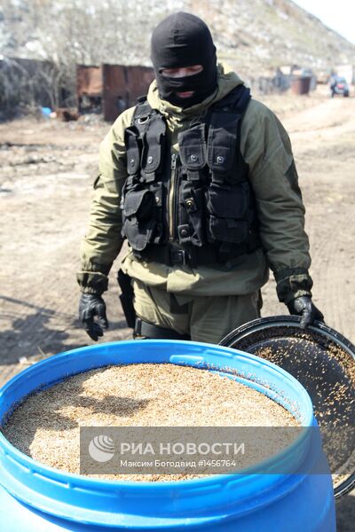 Утилизация крупной партии наркотиков в Казани