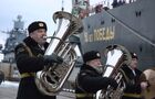 Во время торжественной встречи самого большого в мире атомного ледокола "50 лет Победы" у причала "Атомфлота" . Место: Мурманск. Автор: Сергей Ещенко/РИА Новости. АТОМОХОД "50 ЛЕТ ПОБЕДЫ" "