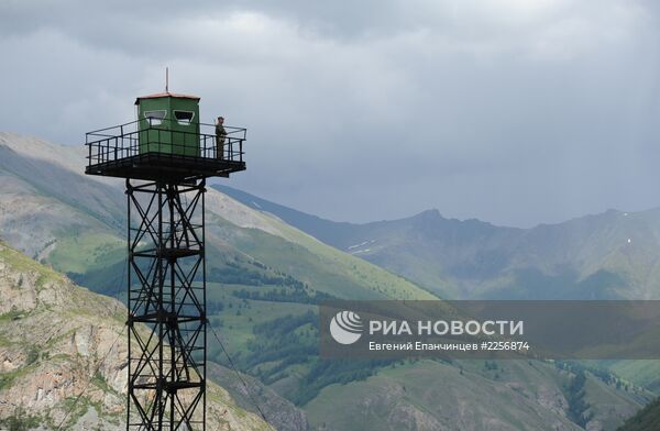 Пограничная застава в Республике Алтай