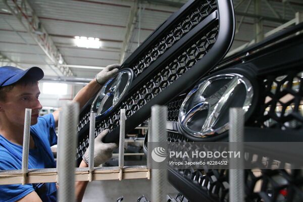 Сборка и выпуск грузовиков Hyundai на предприятии "Автотор"