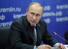 22 ноября 2013. Президент России Владимир Путин во время совещания о состоянии и перспективах развития российского авиационного двигателестроения. Место: Россия, Санкт-Петербург. Автор: Алексей Никольский/РИА Новости. Рабочая поездка В.Путина в Северо-Западный федеральный округ