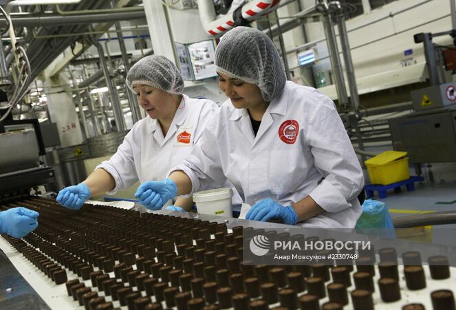 Работа кондитерской фабрики "Россия" в Самаре