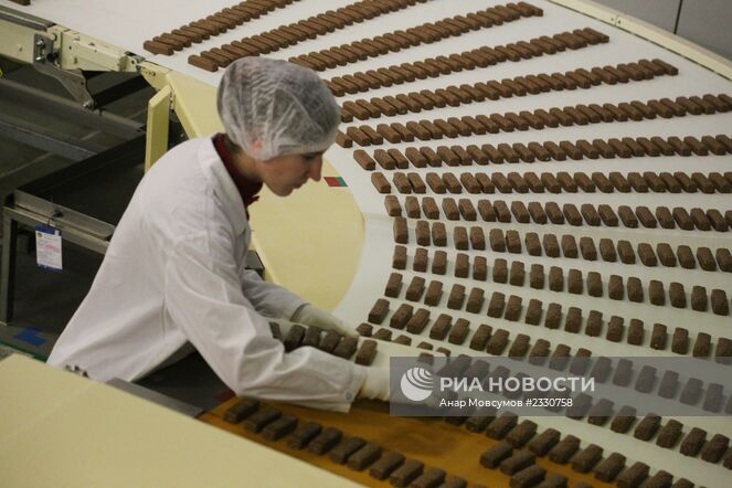 Работа кондитерской фабрики "Россия" в Самаре