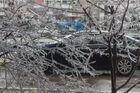 Последствия ледяного дождя в Краснодаре