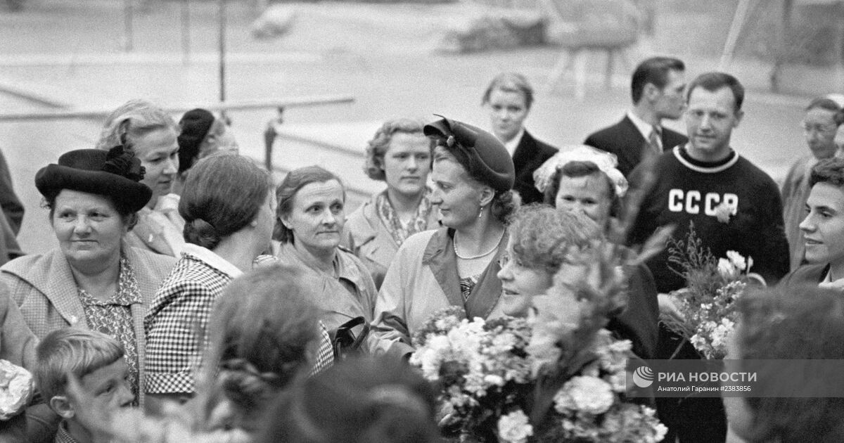 Советские спортсмены на Олимпиаде 1952 года