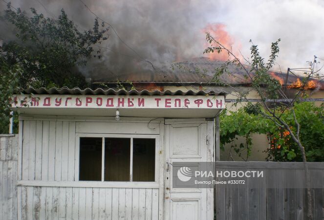 В городе Цхинвали, подвергшемся нападению грузинских войск. Место: Южная Осетия, Цхинвали. Автор: Виктор Панов/РИА Новости. Цхинвали после разрушений