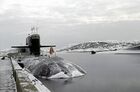 Атомная подводная лодка в Североморске