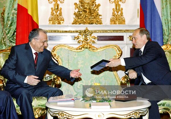В.Путин и И.Илиеску