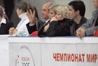 Тренер российского фигуриста Евгения Плющенко Алексей Николаевич Мишин, известная советская фигуристка, тренер Елена Германовна Водорезова и выдающийся российский тренер по фигурному катанию Татьяна Анатольевна Тарасова (слева направо) на чемпионате Мира в Москве. Место: Россия, Москва. Автор: Владимир Вяткин/РИА Новости. Чемпионат мира по фигурному катанию в Москве