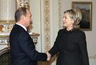 Встреча Владимира Путина с Хиллари Клинтон в Ново-Огарево