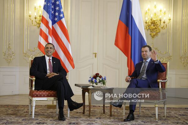 Переговоры Дмитрия Медведева и Барака Обамы