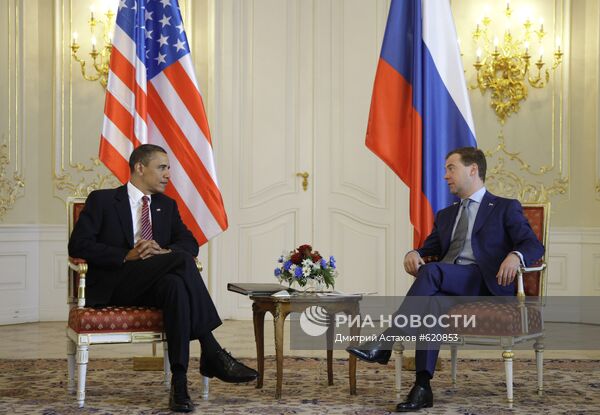 Переговоры Дмитрия Медведева и Барака Обамы