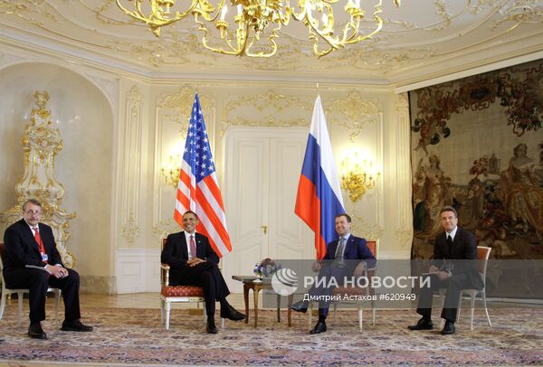 Переговоры Дмитрия Медведева и Барака Обамы
