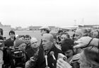 Джордж Шульц прибыл в Москву для участия в похоронах Л. Брежнева