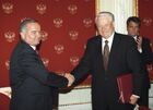 Б. Н. Ельцин и И. Каримов в Кремле