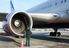 Проверка на радиацию самолетов и багажа в аэропорту Шереметьево