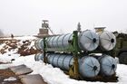 Контейнер для хранения ракет зенитной ракетной системы комплекса С-400 "Триумф". На территории Оперативно-стратегического командования Воздушно-космической обороны (ОСК ВКО), расположенного в Московской области, проходит завершающий этап подготовки к постановке на боевое дежурство комплекса С-400 "Триумф". Место: Россия, Московская область. Автор: Сергей Пятаков/РИА Новости. Мероприятие по случаю празднования Дня ПВО