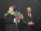 Актриса Татьяна Самойлова (слева) и председатель Союза кинематографистов Никита Михалков (справа) на церемонии презентации Национальной Академии кинематографических искусств и наук и Национальной премии "Золотой орёл". Место: Россия, Москва. Автор: Галина Кмит/РИА Новости. САМОЙЛОВА МИХАЛКОВ ПРЕЗЕНТАЦИЯ