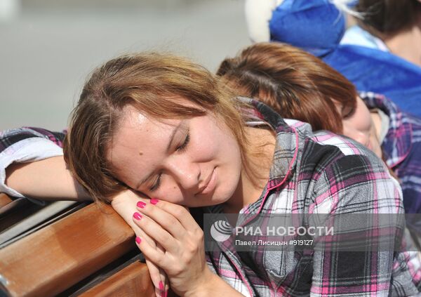 Флешмоб "Выспись" в Екатеринбурге