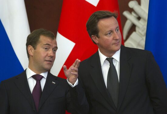 Визит премьер-министра Великобритании Дэвида Кэмерона в Москву