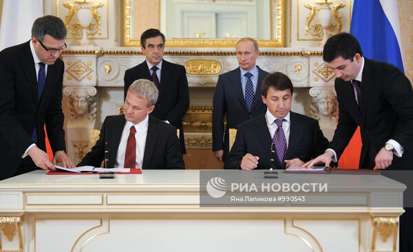 Совместная пресс-конференция В.Путина и Ф.Фийона