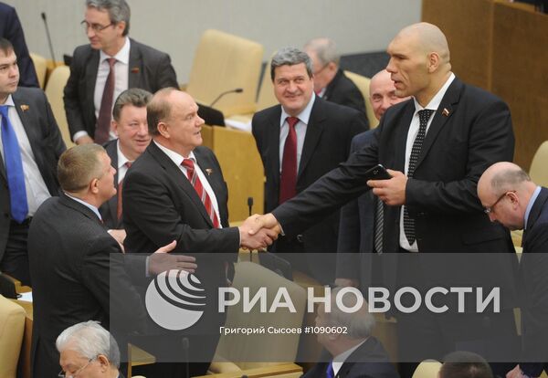 Пленарное заседание Госдумы РФ