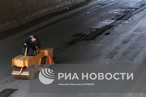 Ремонт дорог в Омске
