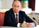 29 апреля 2013. Президент РФ Владимир Путин во время совместной с премьер-министром Японии Синдзо Абэ пресс-конференции по итогам российско-японских переговоров в Кремле. Место: Россия, Москва. Автор: Михаил Климентьев/РИА Новости. Российско-японские переговоры в Кремле