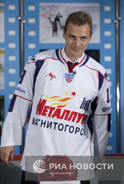 Пресс-конференция с участием хоккеиста Сергея Федорова