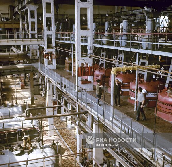 Завод синтетического каучука | Библиотека изображений "РИА Новости"