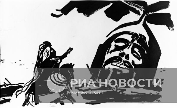 Иллюстрация к поэме "Руслан и Людмила"