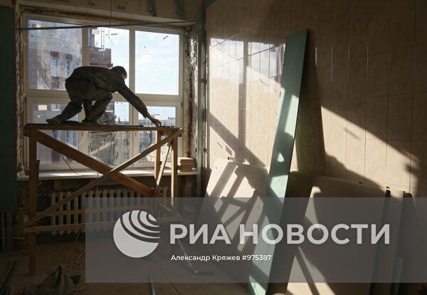 Капитальный ремонт детской клинической больницы в Новосибирске