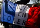 Французские полицейские провели акцию протеста в Париже