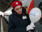 Торжественные мероприятия в честь 55-летия фирменного поезда "Янтарь" в Калининграде