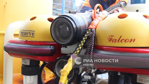 Поисковые работы в районе крушения ТУ-154 Минобороны РФ