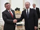 25 января 2017. Президент РФ Владимир Путин и король Иорданского Хашимитского Королевства Абдалла II Бен Аль Хусейн (слева) во время встречи. Место: Россия, Москва. Автор: Алексей Никольский/РИА Новости. Рабочая встреча президента РФ В. Путина с королём Иордании Абдаллой II