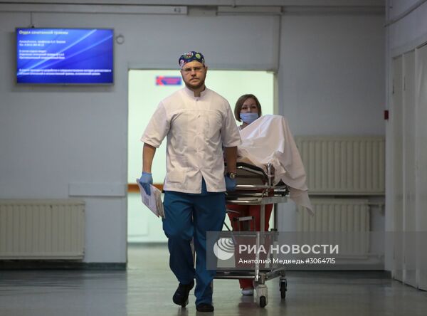 П/к министра здравоохранения РФ В. Скворцовой в Санкт-Петербурге
