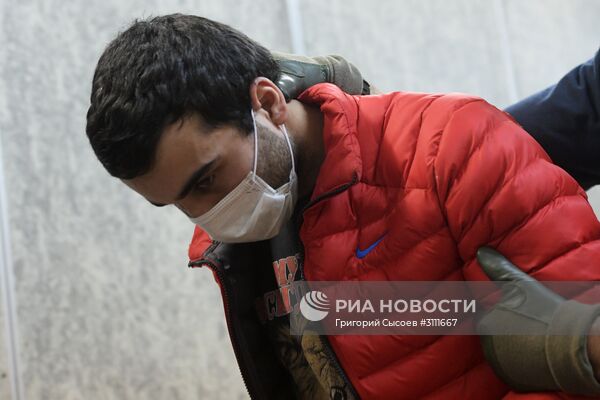 Рассмотрение ходатайства следствия об аресте обвиняемых в подготовке терактов в Москве в Мещанском суде столицы