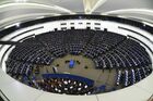 Церемония прощания с экс-канцлером Германии Гельмутом Колем в здании Европейского парламента. Место: Франция, Страсбург. Автор: Алексей Витвицкий/РИА Новости. Церемония прощания с экс-канцлером Германии Гельмутом Колем