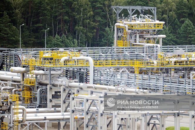 Регазификационный терминал (СПГ), расположенный в польском городе Свиноуйсьце. Предназначен для приёма сжиженного природного газа (СПГ) с танкеров-газовозов, его последующей регазификации и передачи в газораспределительные сети. Принадлежит "Polskie LNG S.A.", которая является дочерней компанией Gaz-System. Место: Польша. Автор: Алексей Витвицкий/РИА Новости. Газовый терминал в Свиноуйсьце